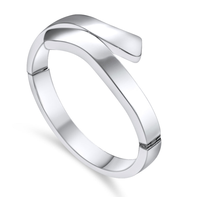 Contemporary Silver Sterling Bangle