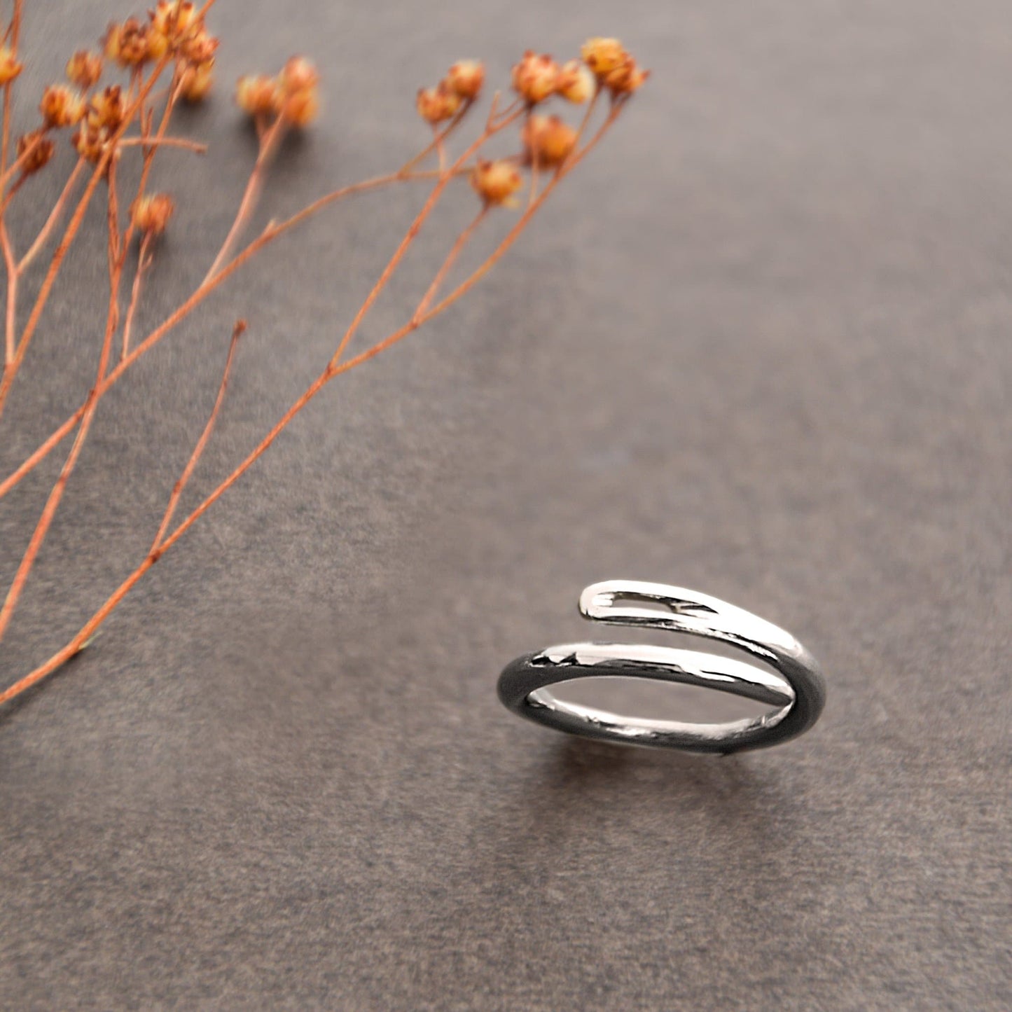 Silver Needle Ring
