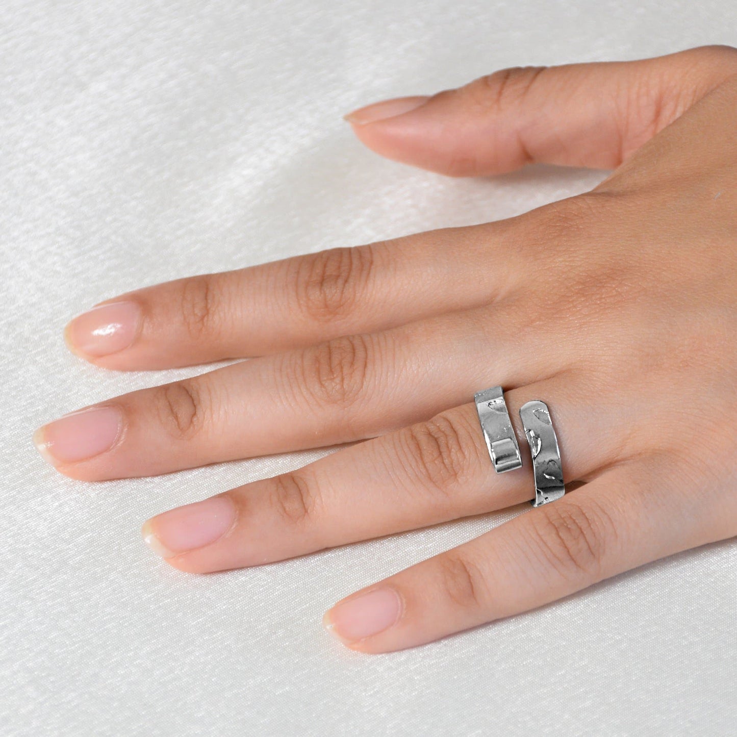 Silver Hooker 1 loop Ring