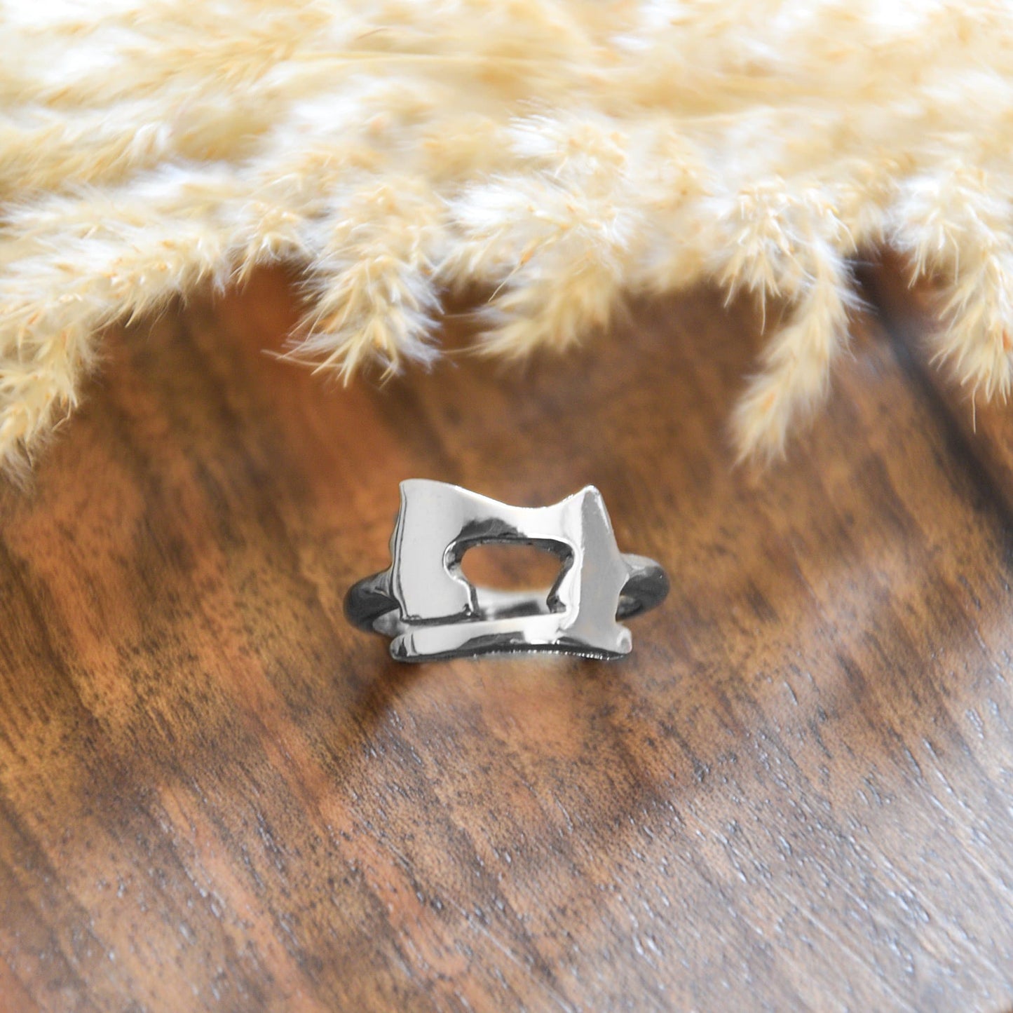 Silver Sewing machine ring