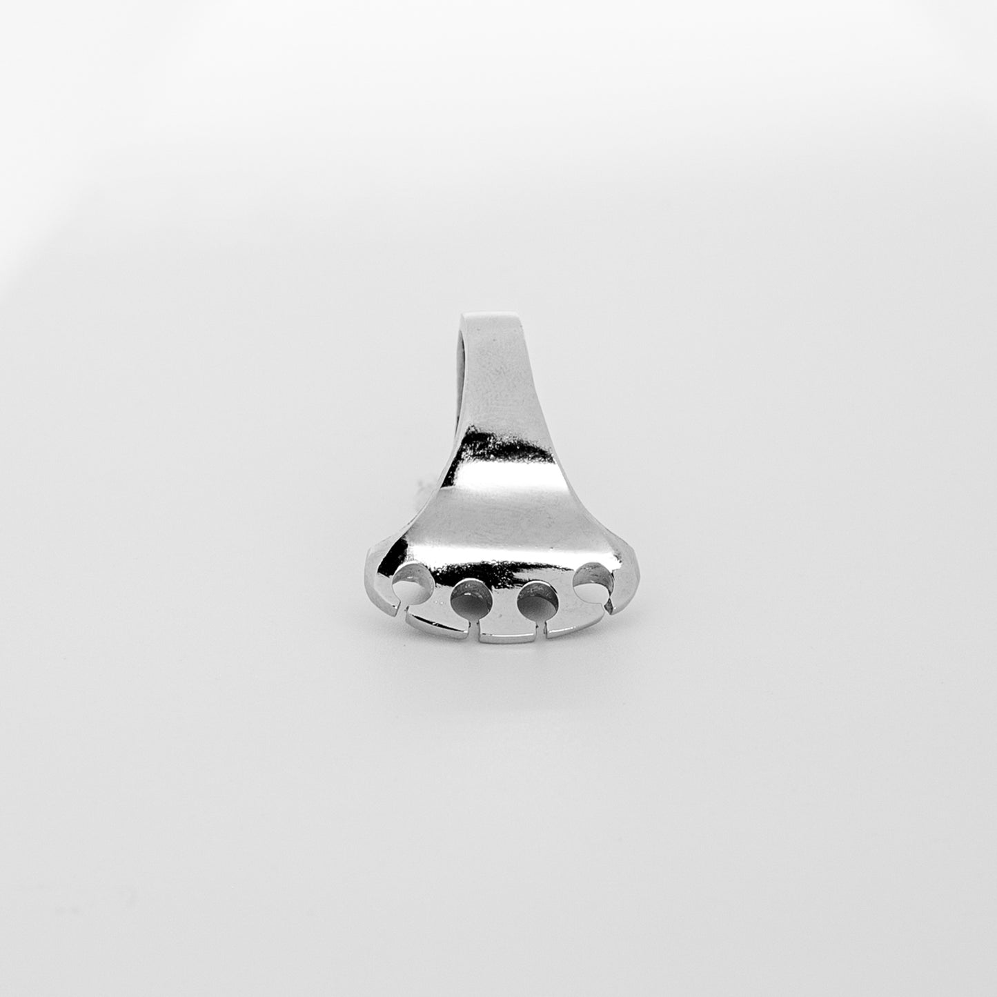 Silver Yarn Guide Ring - Adjustable