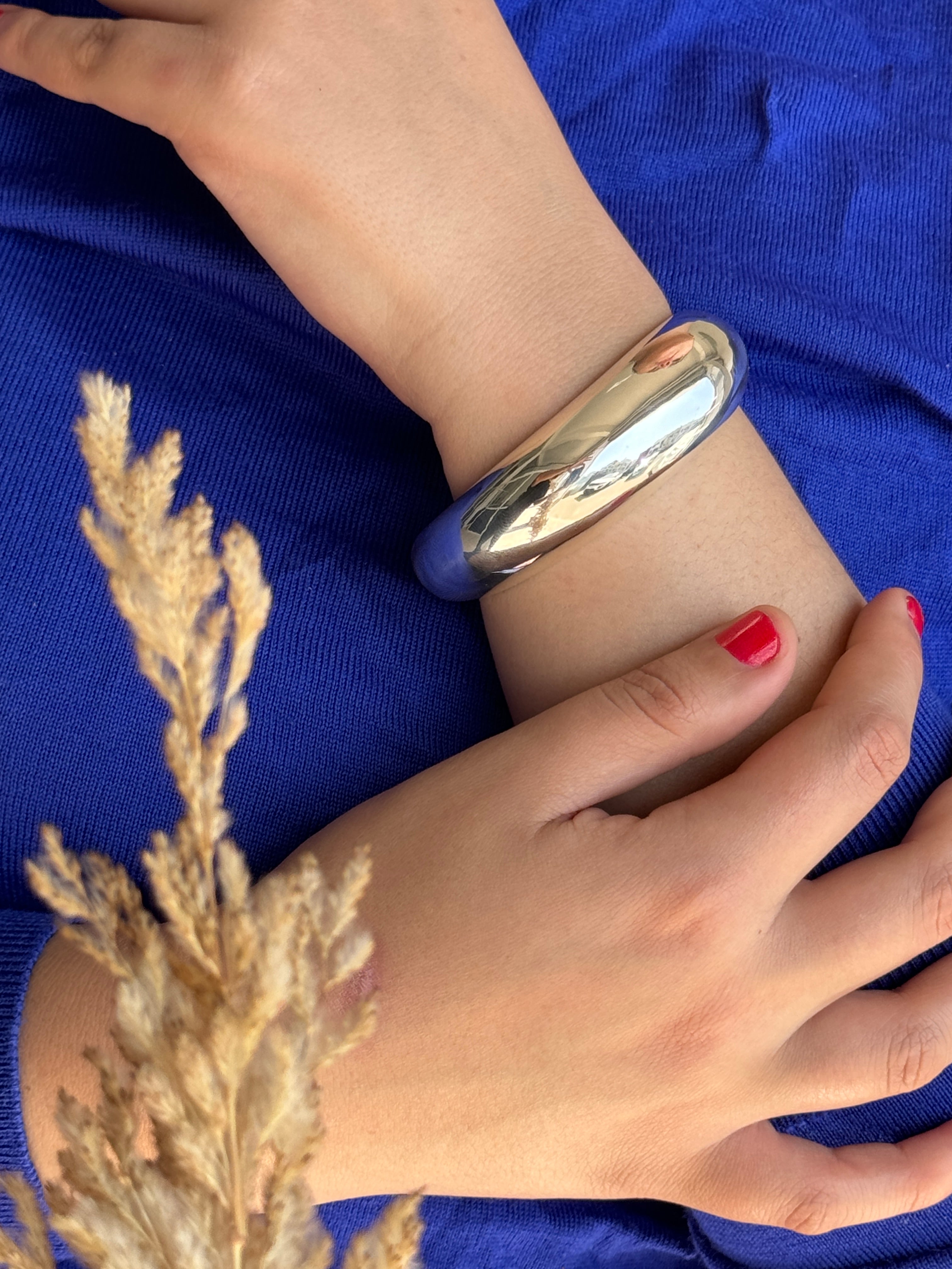 Cuff Bangle Bracelet Sterling Silver