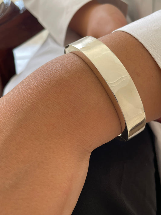 Sterling Silver Hinged Bangle Bracelet