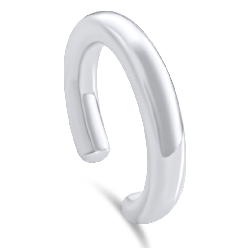 Smooth Silver Sterling Cuff Bracelet Bangle