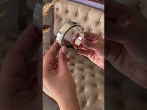 Luxury 925 Sterling Silver Cuff Bracelet for Men & Women – Unisex Elegant Jewelry