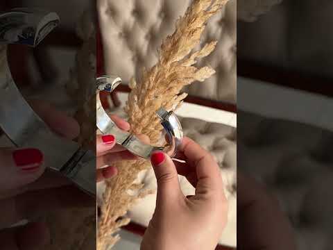 925 Sterling Silver Chunky Hinged Bangle