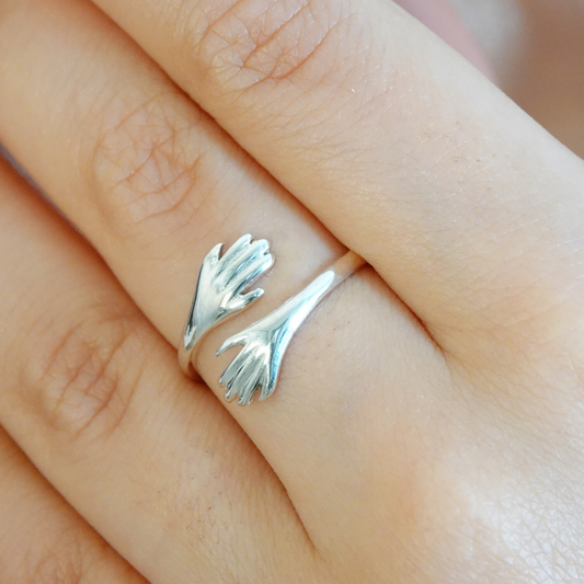 Adjustable Love Hug Ring