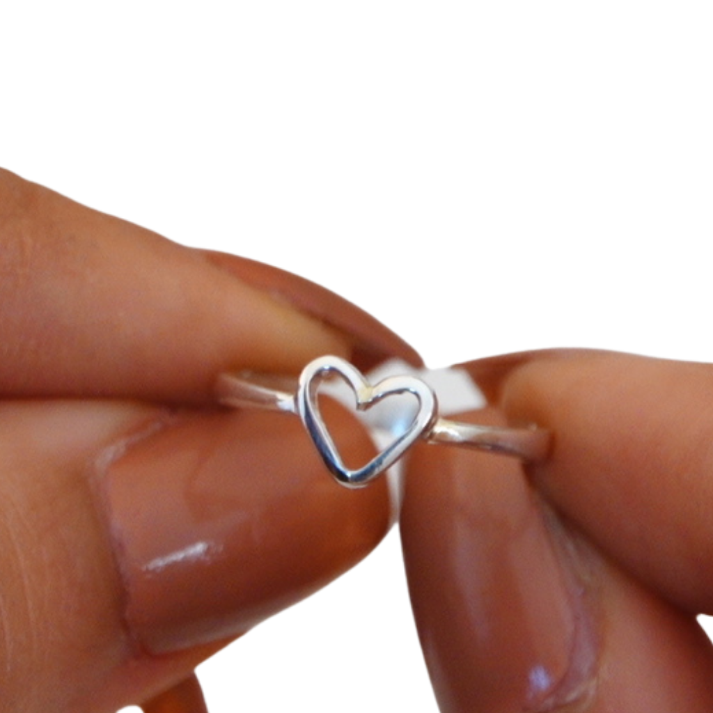 Silver Heart Ring