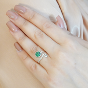 Emerland wrap ring