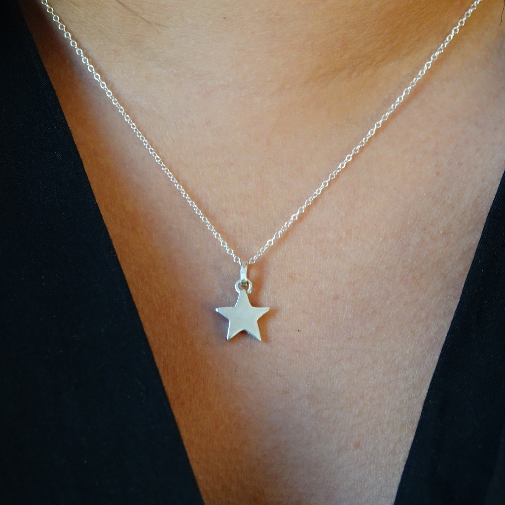 Star drop necklace