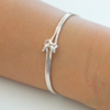 Double Knotted Open Bangle