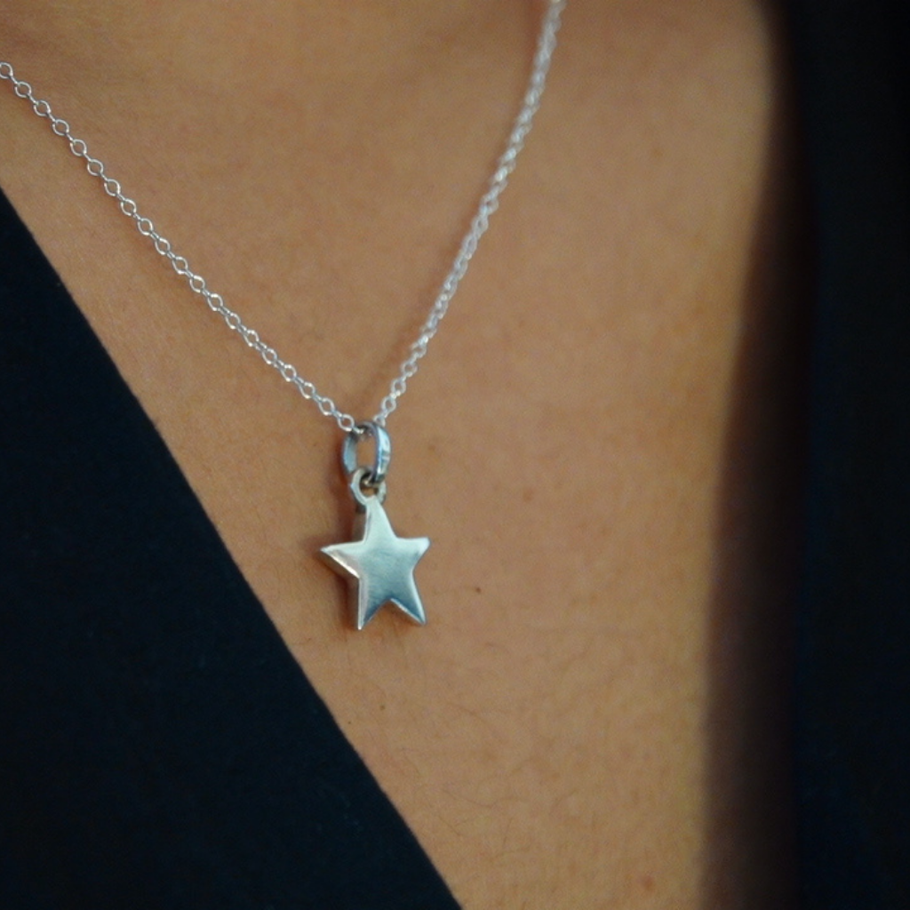 Star drop necklace