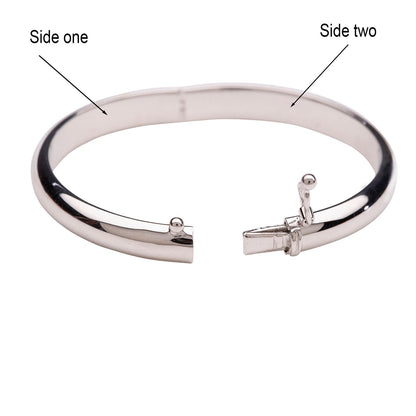 925 Sterling Silver Chunky Bangle