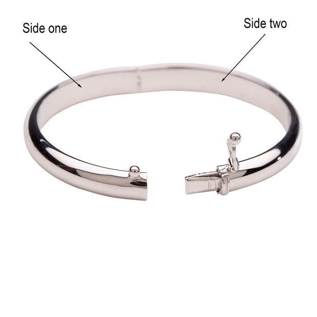 925 Sterling Silver Chunky Bangle
